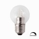 Ushio 1003863 - UTOPIA LED G16.5 Globe lamp  - 3W / E26 - Warmwhite / 2700K - 180 Lumens - 25 Watt Equal **Discontinued and Not Available**