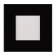 Liteline 4" Recess Retrofit Square "SlimLED", 9W, 120V, Black, Airtight