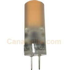 2W G4 COB LED Bulb 210Lm 2800K Softwhite 12V AC/DC 80CRI Frosted