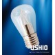 Ushio 1003866 - UTOPIA L S14 LED Bulb - Warm White - Clear - Dimmable - E26 Base ** Possible Sub Ushio 1004161 **