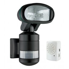 Liteline GMSA-150-BK - Security Lights - AutoGuard® Motion Tracker with Alarm - Black - 150W