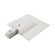 Liteline LE6111-WH - Live End Power Feed with Canopy - Liteline Track System - White Color