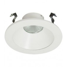 4" LED Haze White reflector with White metal trim ring - Wide Beam Spread - 45 Deg. - RTML-224RW-WH-WH - Litelline