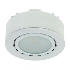 Liteline UCP-LED1-WH - LED Puck Light -  White - 1.8 Watt - 3000K / Warmwhite - 105 Lumens - 120 Degree Flood - 50,000 Life Hours