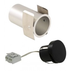 Liteline WLFLR -1W30K-ABK - Round LED Graze In-Wall Light -  1.4W - 24V -  Warm White / 3000K - Anodized Black 