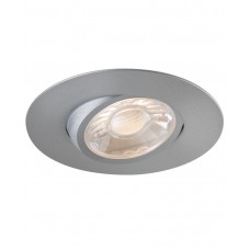 Liteline 3" LUNA Round Gimbal Recessed LED Fixture Dimmable 7W - RA3-7G Silver