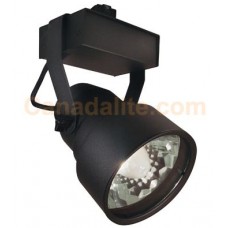 Liteline HID0301-70-BK - Line Voltage Black HID Track Fixture - ED17 70W Metal Halide Lamp - 120 Volt