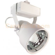 Liteline HID0301-50-WH - Line Voltage White HID Track Fixture - ED17 50W Metal Halide Lamp - 120 Volt