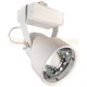 Liteline HID0301-100-WH - Line Voltage White HID Track Fixture - ED17 100W Metal Halide Lamp - 120 Volt