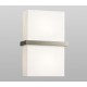 Galaxy-Lighting - 213130BN - 2-Light Wall Sconce - Brushed Nickel with Satin White Glass