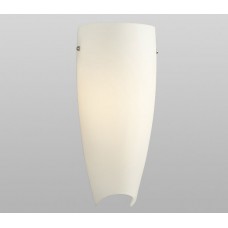 Galaxy-Lighting - 213140BN - 1-Light Wall Sconce - Brushed Nickel with Satin White Glass