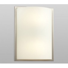 Galaxy-Lighting - 213151BN - 2-Light Wall Sconce - Brushed Nickel with Satin White Glass