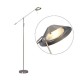 Galaxy-Lighting - 511246BN - Portables - Floor Lamp - Brushed Nickel with Metal Shade (Dimmable)