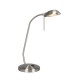 513665BN - Portables - Table Lamp - Brushed Nickel with Metal Shade (Rocket ON/OFF Switch)