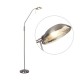 513666BN - Portables - Floor Lamp - Brushed Nickel with Metal Shade (Toggle ON/OFF Switch)