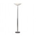 513678BN - Portables - Floor Lamp - Brushed Nickel with Satin White Glass (Dimmable)