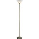 Galaxy Lighting 537001AB - Portables - Floor Lamp - Antique Brass with Marbled Glass (Tri-Lite Switch)