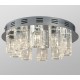 Galaxy-Lighting - 612250CH - Prisma Collection - 10 - Light Flush Mount Ceiling Light - Chrome with Clear Glass