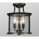 Galaxy-Lighting - 612308ORB - Huntington Collection - 3-Light Semi-Flush Mount - Oiled Rubbed Bronze with Clear Glass