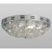 Galaxy-Lighting - 613250CH - Reza Collection - 7-Light Flush Mount  with Floral Pattern Metal Cover