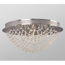 Galaxy Lighting 613261CH - Celeste Collection - 10-Light Flush Mount  with Crystal Decoration