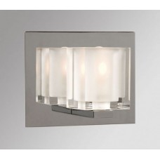 Galaxy-Lighting - 700671CH - Shelby Family - 1-Light Vanity - Chrome with Clear Glass (Inside Matte)