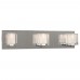 Galaxy-Lighting - 700673CH - Shelby Family - 3-Light Vanity - Chrome with Clear Glass (Inside Matte)