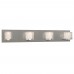 Galaxy-Lighting - 700674CH - Shelby Family - 4-Light Vanity - Chrome with Clear Glass (Inside Matte)