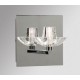 Galaxy-Lighting - 700681CH - Leya Family - 1-Light Vanity - Chrome with Clear Glass (Inside Matte)
