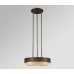 Galaxy-Lighting - 800930ORB - Melbourne Collection - 3-Light Pendant - w/6",12",18" Extension Rods - Oiled Rubbed Bronze w/ Light Mocha Seeded Glass