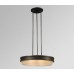 Galaxy-Lighting - 800931ORB - Melbourne Collection - 6-Light Pendant - w/6",12",18" Extension Rods - Oiled Rubbed Bronze w/ Light Mocha Seeded Glass