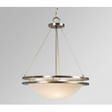 Galaxy-Lighting - 801322BN - Avalon family - 3-Light Pendant -  Brushed Nickel w/ Frosted White Glass
