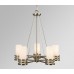 Galaxy-Lighting - 801325BN - Avalon family - 5-Light Chandelier -  Brushed Nickel w/ Frosted White Glass