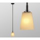 Galaxy-Lighting - 911964ORB - 1- Light Mini-Pendant - w/6",12",18" Extension Rods - Oiled Rubbed Bronze w/ Topaz Glass