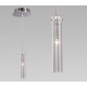 Galaxy-Lighting - 912254CH - Prisma Collection - 1 - Light Mini-Pendant - Chrome with Clear Glass