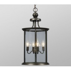 Galaxy-Lighting - 912300ORB - Huntington Collection - 4-Light Pendant - Oiled Rubbed Bronze with Clear Glass