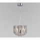 Galaxy-Lighting - 913271CH - Lustre Collection - 7- Light Pendant Chandelier - Chrome Plated Frosted Glass and Drops