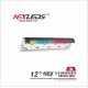 NEXLEDS - 12 inch LED Paver Light - 5W - 12-24AC/DC - 3CCT Adjustable+RGB - 200lm - Bronze Finish 