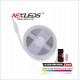 NEXLEDS - Smart LED COB RGBCW Strip Light - 16WM - 24VDC - RGB+3000K+6000K - White Finish