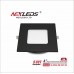 NEXLEDS - 4 inch LED Square Slim Panel Downlight - 5CCT - 9W - 120VAC - Black Finish - Suitable for wet location