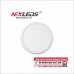 NEXLEDS - 9 inch Die-cast Flush Mount Panel - 5CCT Adjustable - 24W+6W - 120VAC - 2100LM - White Finish - NX-9SMPL18W-5CCT-WH4" Thin Down Light