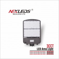 NEXLEDS - LED Area Light - 200W/240W/300W - 120-347V - 130LM/W - 3CCT - NX-ARS7-300/240/ 200W-H-MV-TXP(XX)-yArea Light