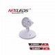 NEXLEDS - LED Single Remote Head -5W - 5-12VDC - 6500K - 469lm per head - White Finish