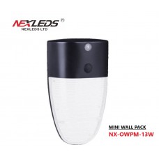 NEXLEDS - LED Mini Wall Pack - 13W - 3CCT Adjustable - 100-277V - 1200Lm - Wet location rated