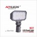 NEXLEDS - Smart LED Flood Light - 15W - 100-277VAC - 1350lm-1500lm - 3000K~5700K+RGB - Brown Finish