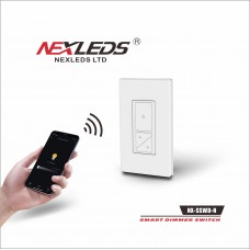 NEXLEDS - Smart Dimmer Switch - 600W Max. - 120V - WiFi Communication - Single Pole/ 3-Ways