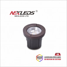 NEXLEDS - LED Landscape Well Light - 5W - 12V-24VAC/DC - 3CCT Adjustable - 480lm - Oil Bronze Finish
