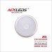 NEXLEDS - 4 inch PIR Sensor Single Ring LED Flush Mount - 15W - 120V - 3CCT Adjustable - Brush Nickel - NXSMRDS-15W-3CCT