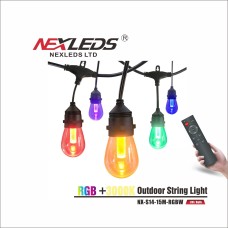 Nexleds NX-S14-15M-RGBW LED RGBW Outdoor String Lights