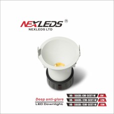 Nexleds NX-2XAGDL-6W-5CCT-W 2 inch Deep Anti-Glare Downlight